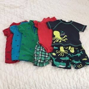 Set of 5 Infant Outfits, Size 9 months